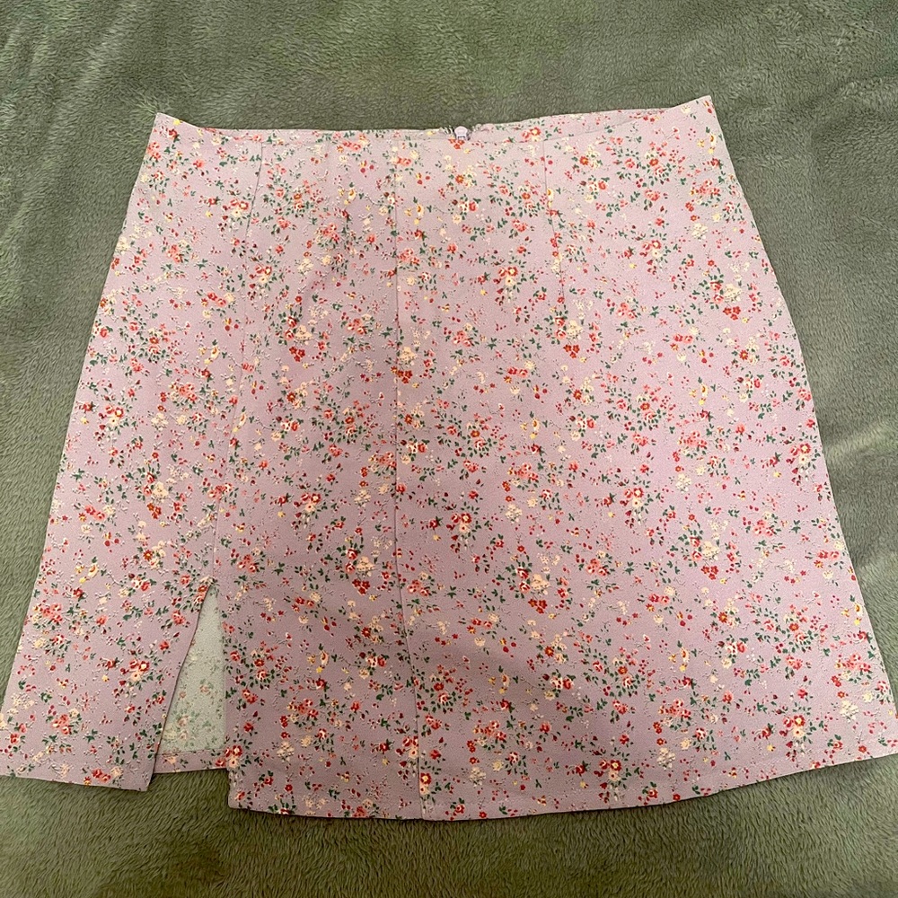 Floral Mini Skirt